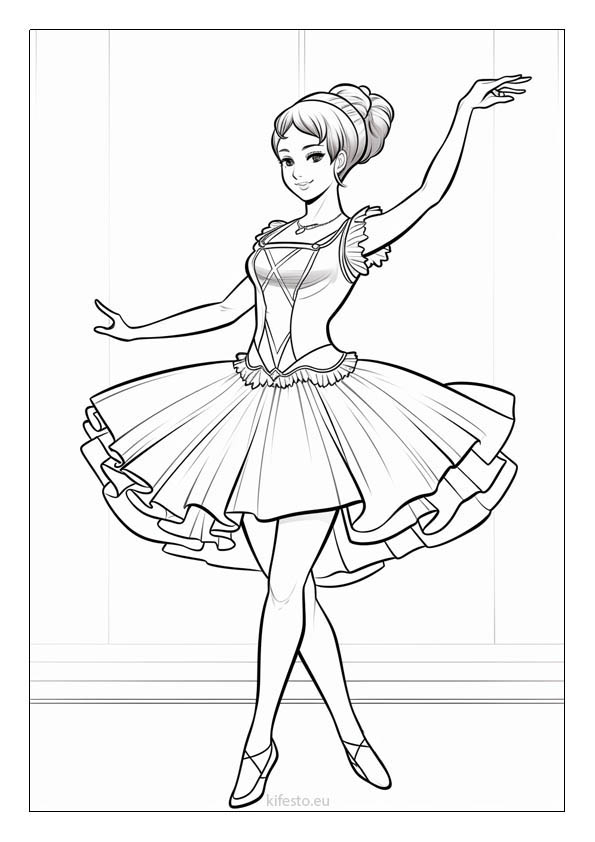 Dance coloring pages free printable coloring sheets for kids