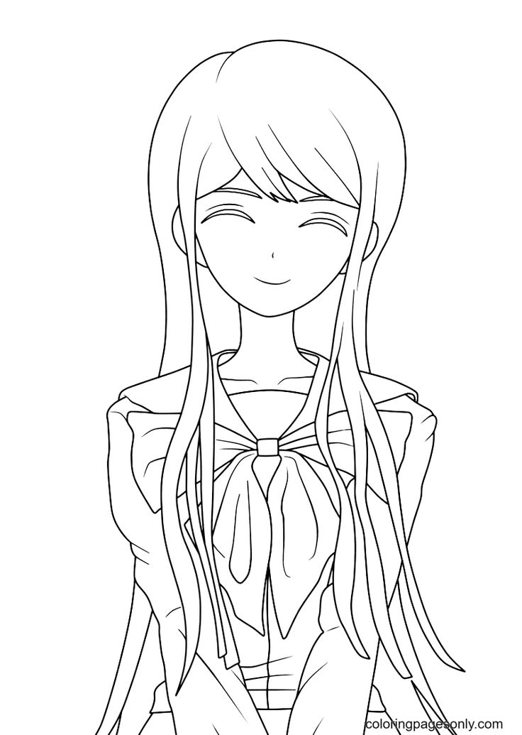 Danganronpa coloring pages
