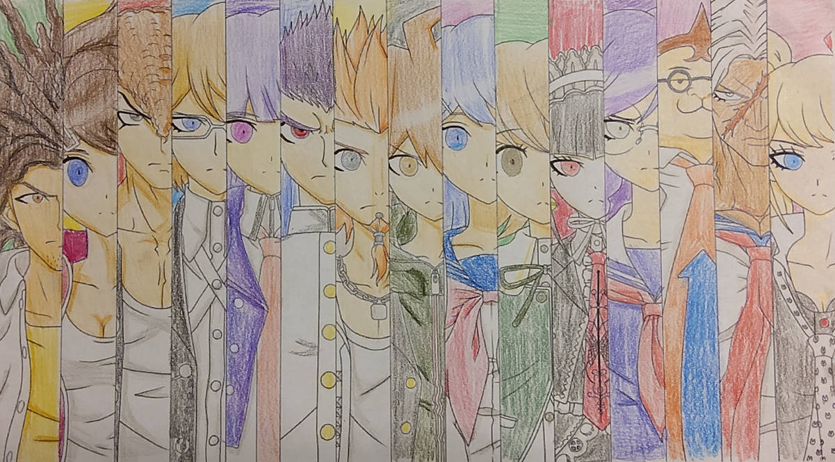 Danganronpa coloring page by drmspc on