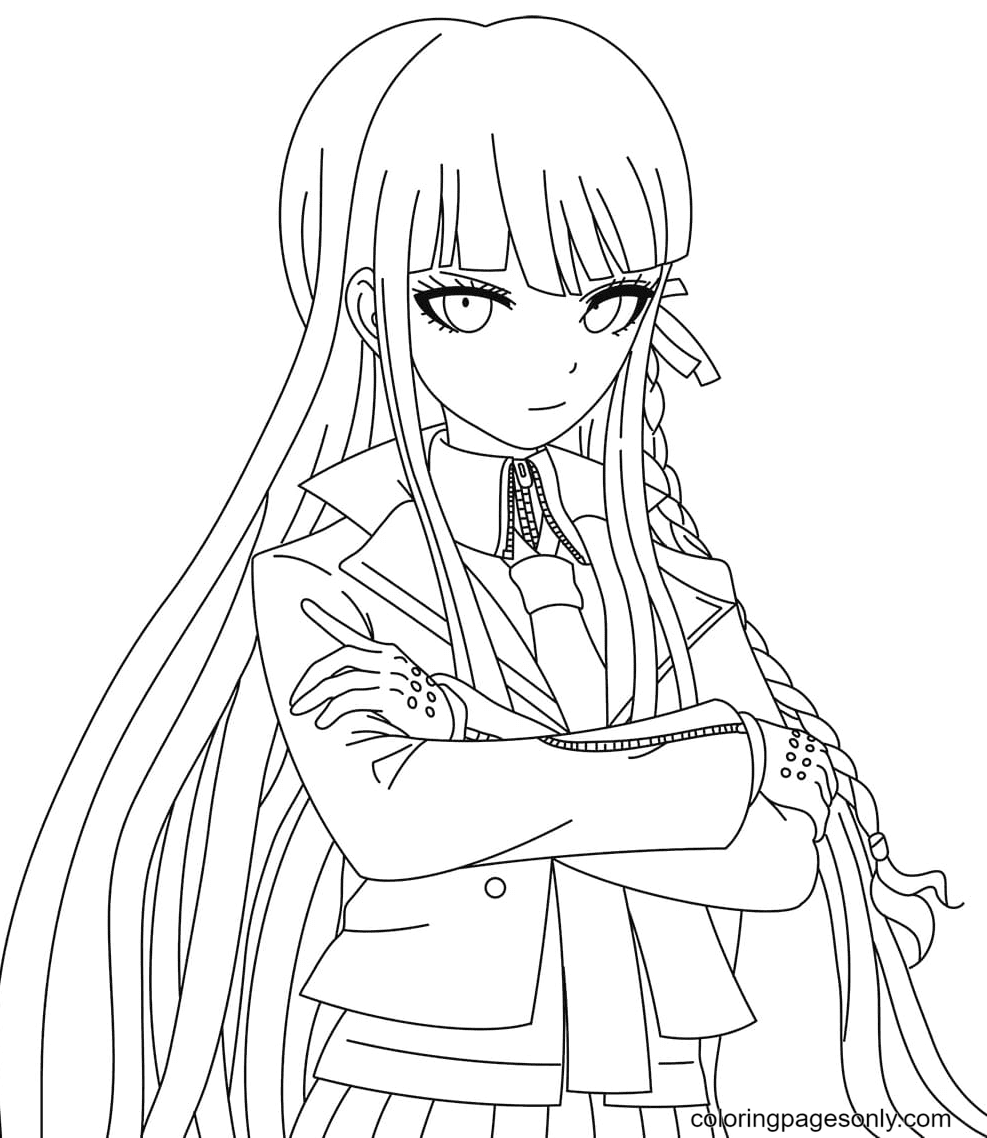 Danganronpa coloring pages printable for free download