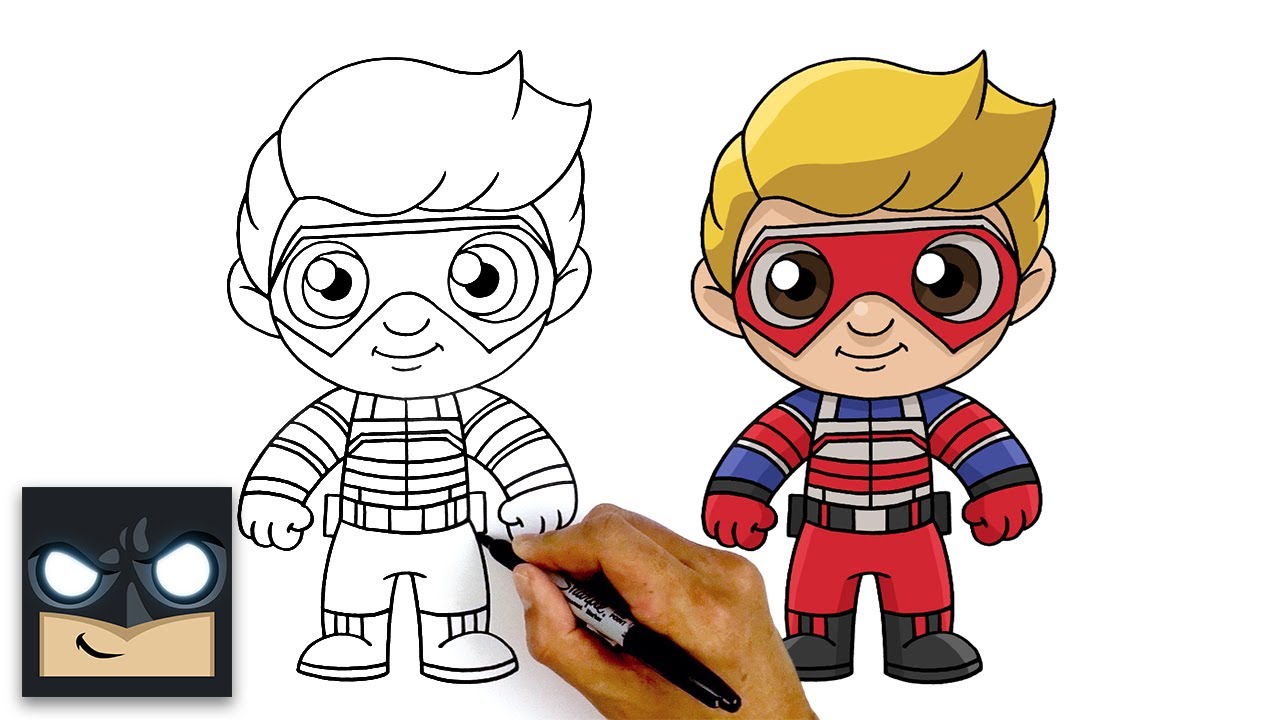How to draw kid danger henry danger