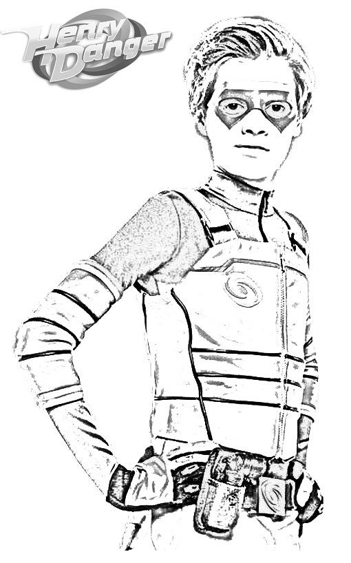 Fantastic henry danger coloring sheet for kids coloring sheets for kids coloring sheets cartoon coloring pages