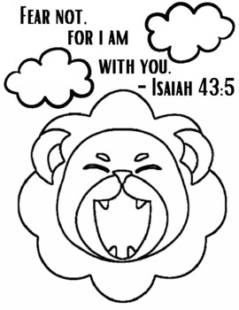 Daniel and the lions den coloring page by brittany cascone tpt