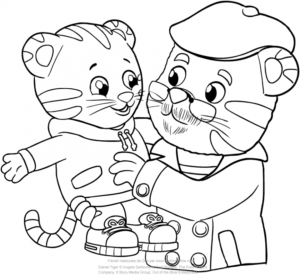 Get this daniel tiger coloring pages for kids bvo