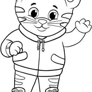 Daniel tiger coloring pages printable for free download