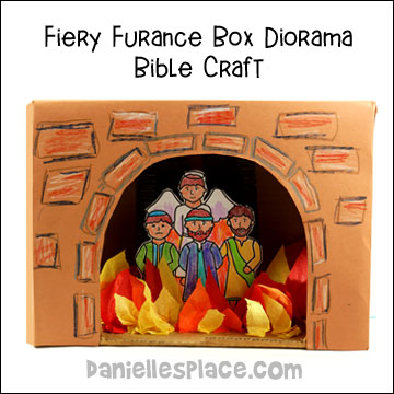Shadrach meshach and abednego bible crafts