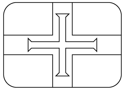 Flag of guernsey emoji coloring page free printable coloring pages
