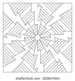 Easy coloring pages seniors tile pattern stock