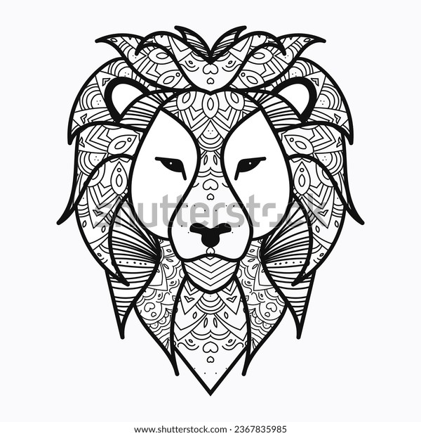 Lion zen billeder stock