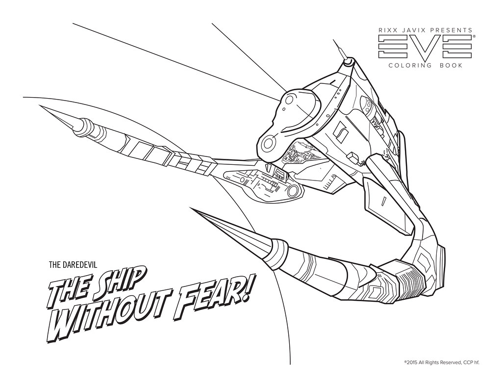 Daredevil coloring page enjoy coloring the infamous ship â