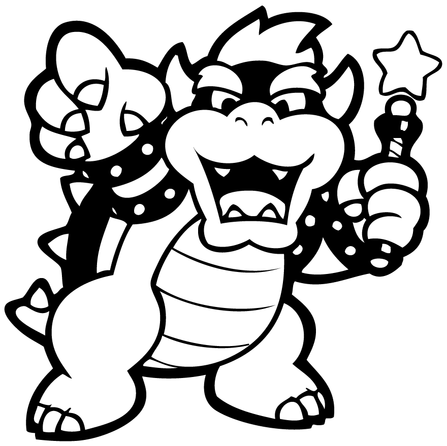 Bowser coloring pages