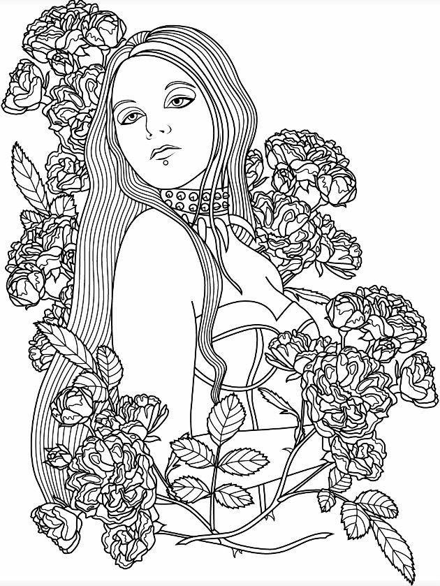 Dark gothic colorish free coloring app for adults by goodsofttech coloring pages adult coloring steampunk coloring