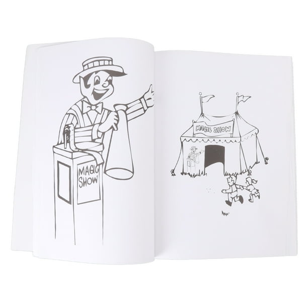 Coloring book tricks toyscoloring book rtoon design professional magician props performance props rapid response