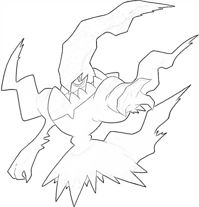 Darkrai coloring page