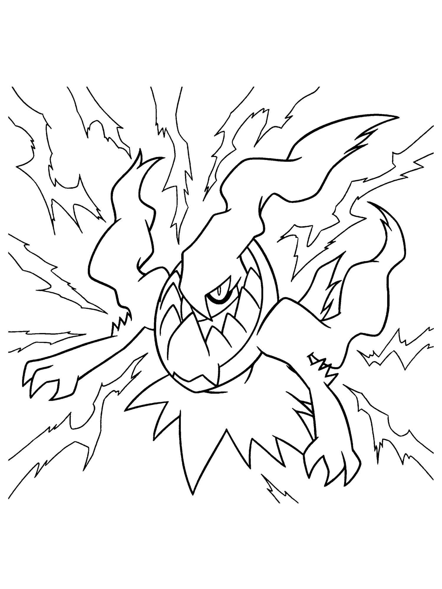 Darkrai pokemon coloring pages