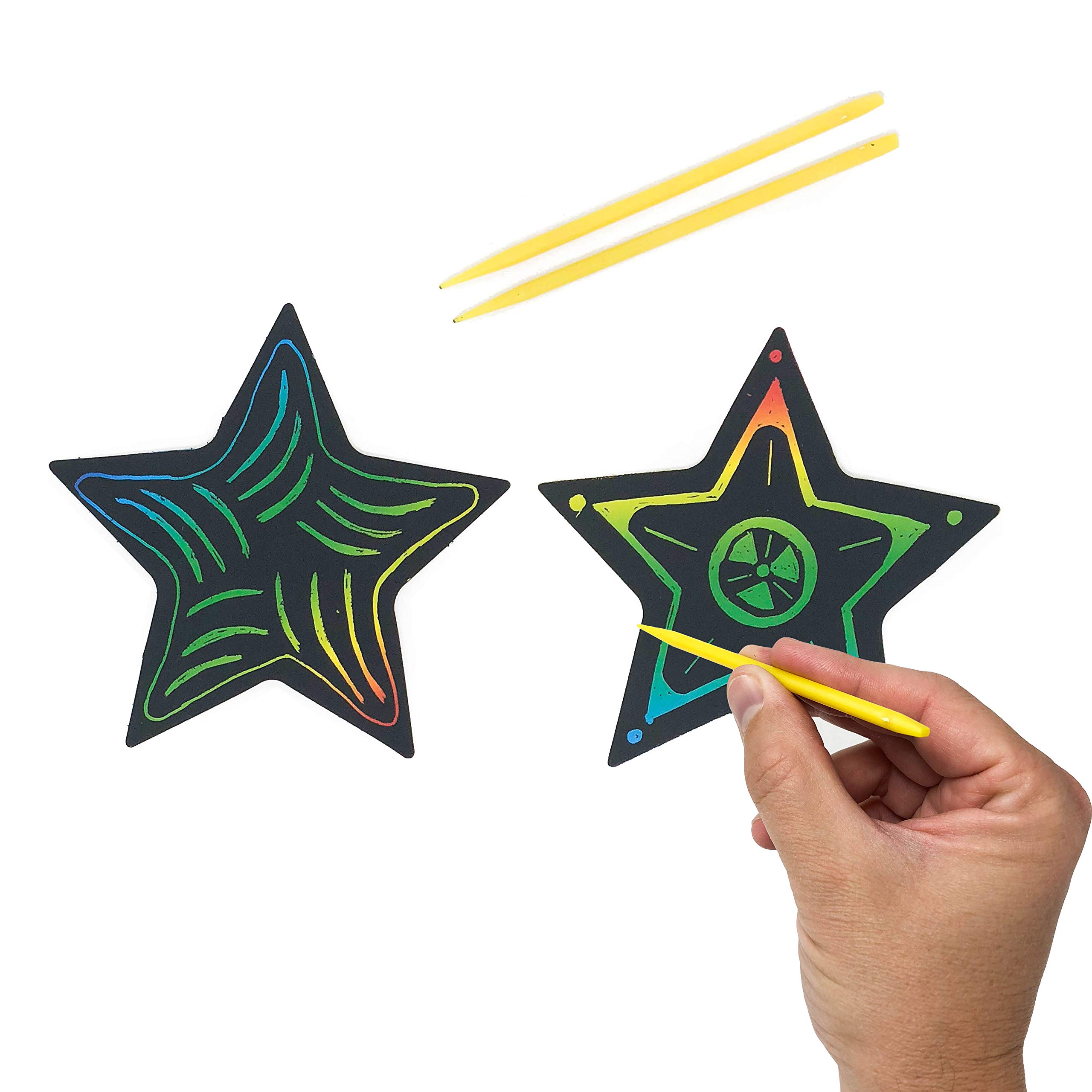 Podzly pcs scratch art star craft kit