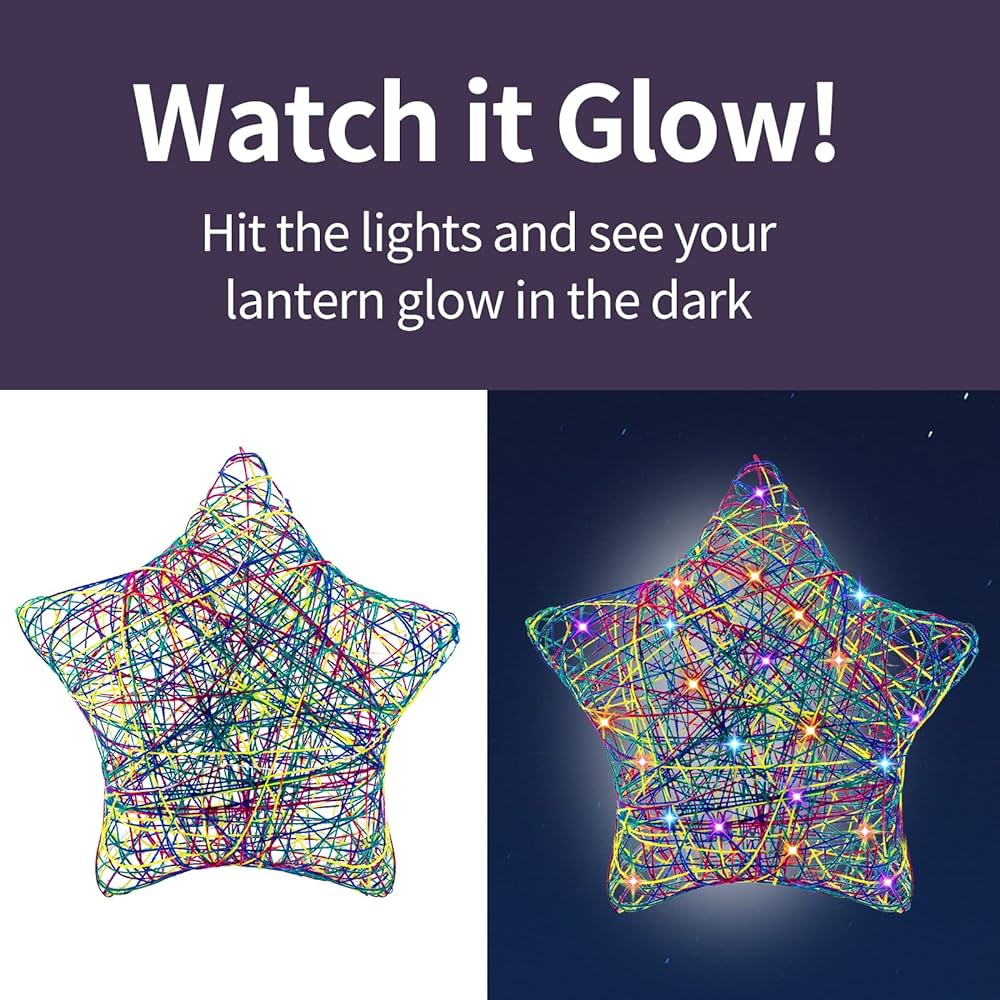 Creativehome make a glows star lantern with multi