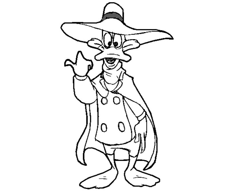 Darkwing duck coloring crafty teenager