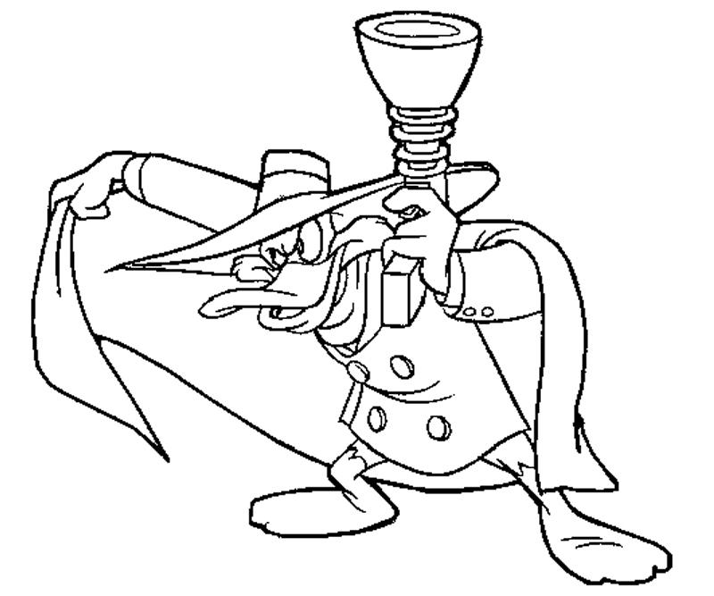 Darkwing duck coloring crafty teenager