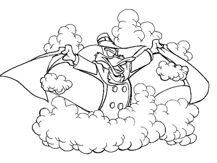 Darkwing duck coloring pages