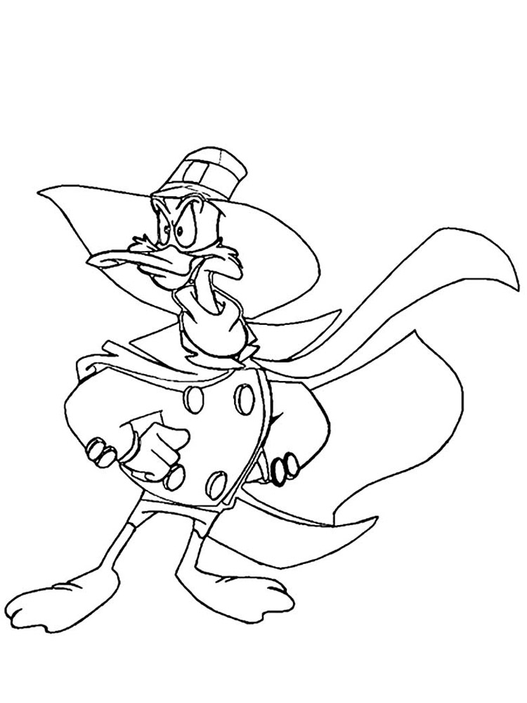 Darkwing duck coloring pages