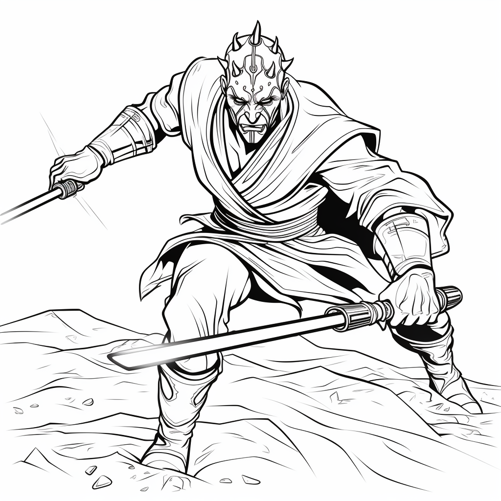 Printable star wars coloring pages for young padawans