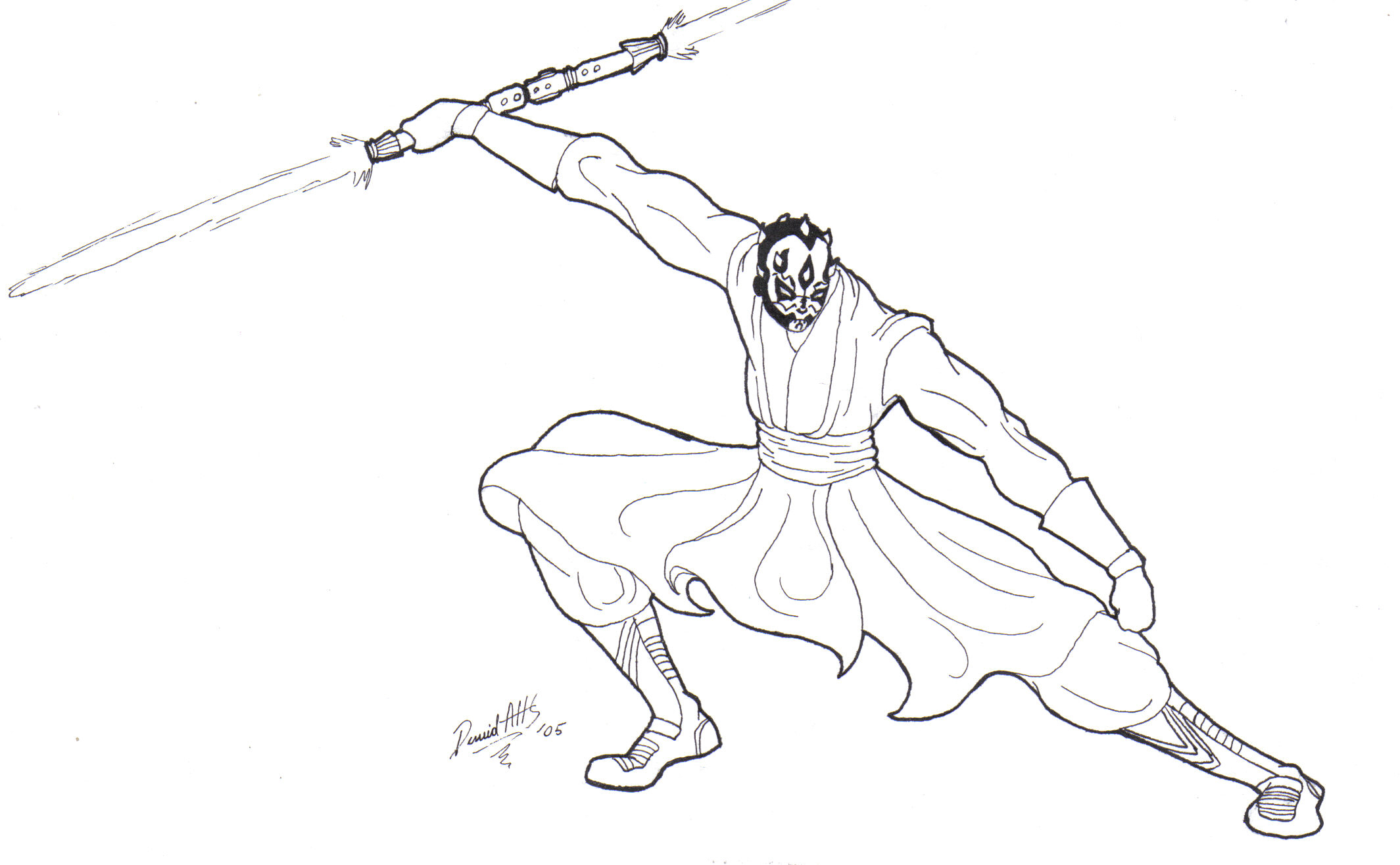 Darth maul by delta