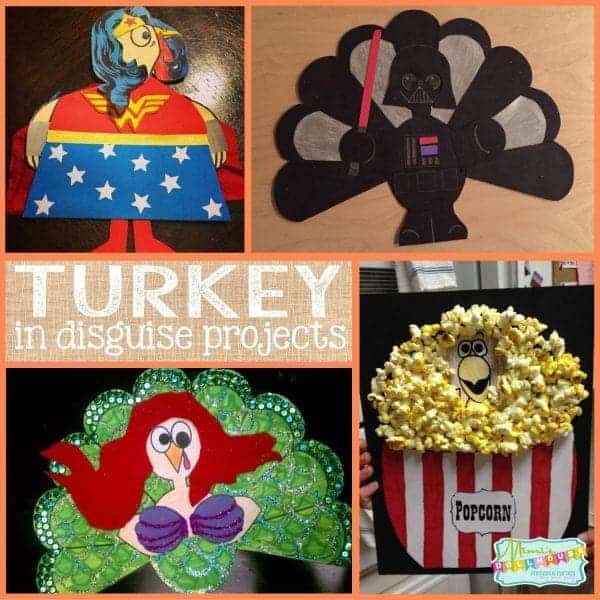 Thanksgiving turkey in disguise school project