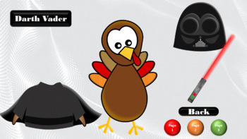 Digital thanksgiving activities disguise the turkey