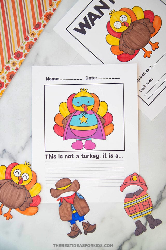Turkey in disguise printable free printables