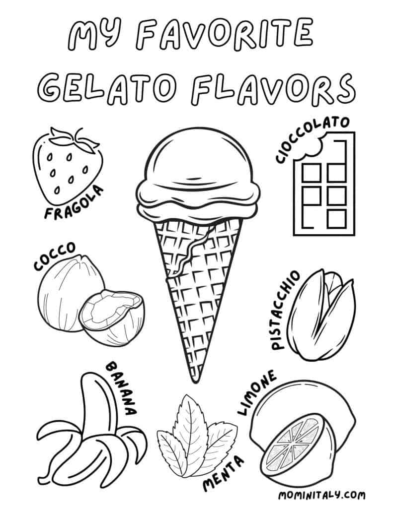 Italy coloring pages