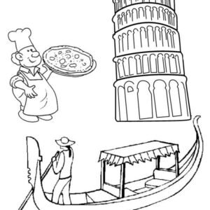 Italy coloring pages printable for free download