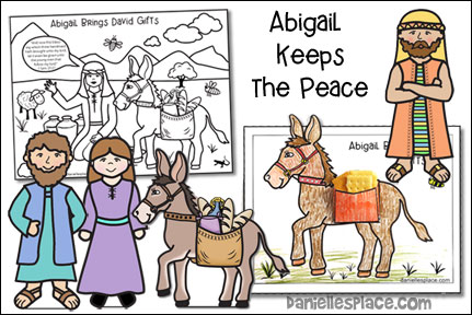 Abigail david and nabal bible lesson ideas crafts and activities younger children