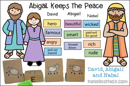 Abigail bible lesson bible crafts and bible games for children