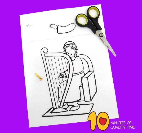 Rey david bible school crafts sunday school coloring pages bible activities for kids