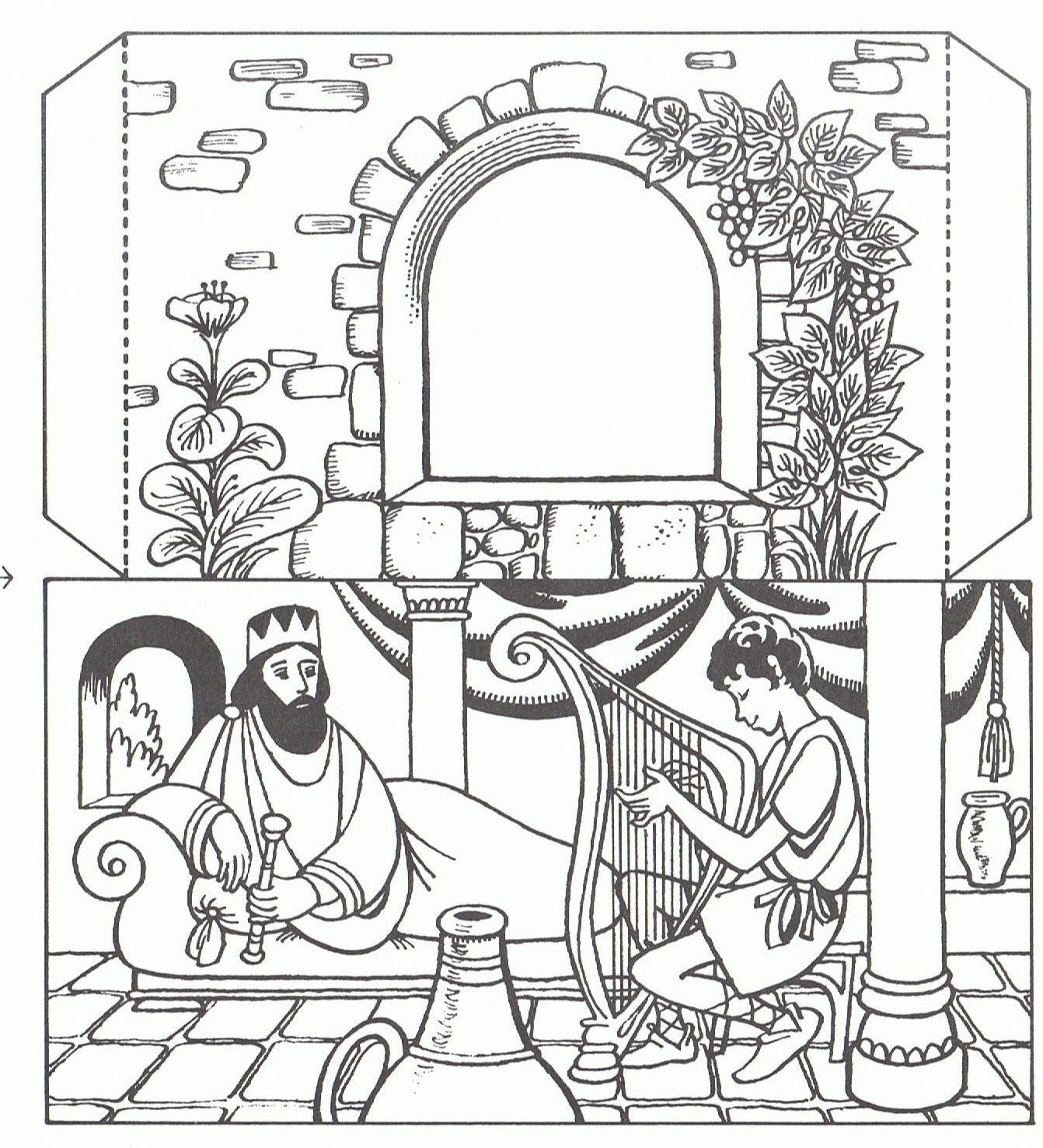 King saul david playing hp httpss