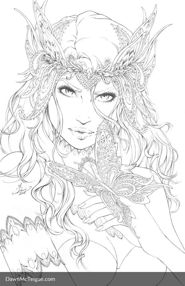 Coloriage coloring books adult coloring fairy coloring pages