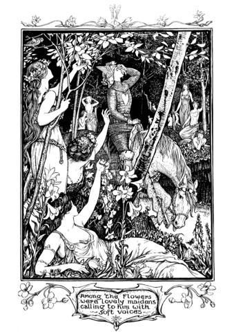 The fairy of the dawn by henry justice ford coloring page free printable coloring pages