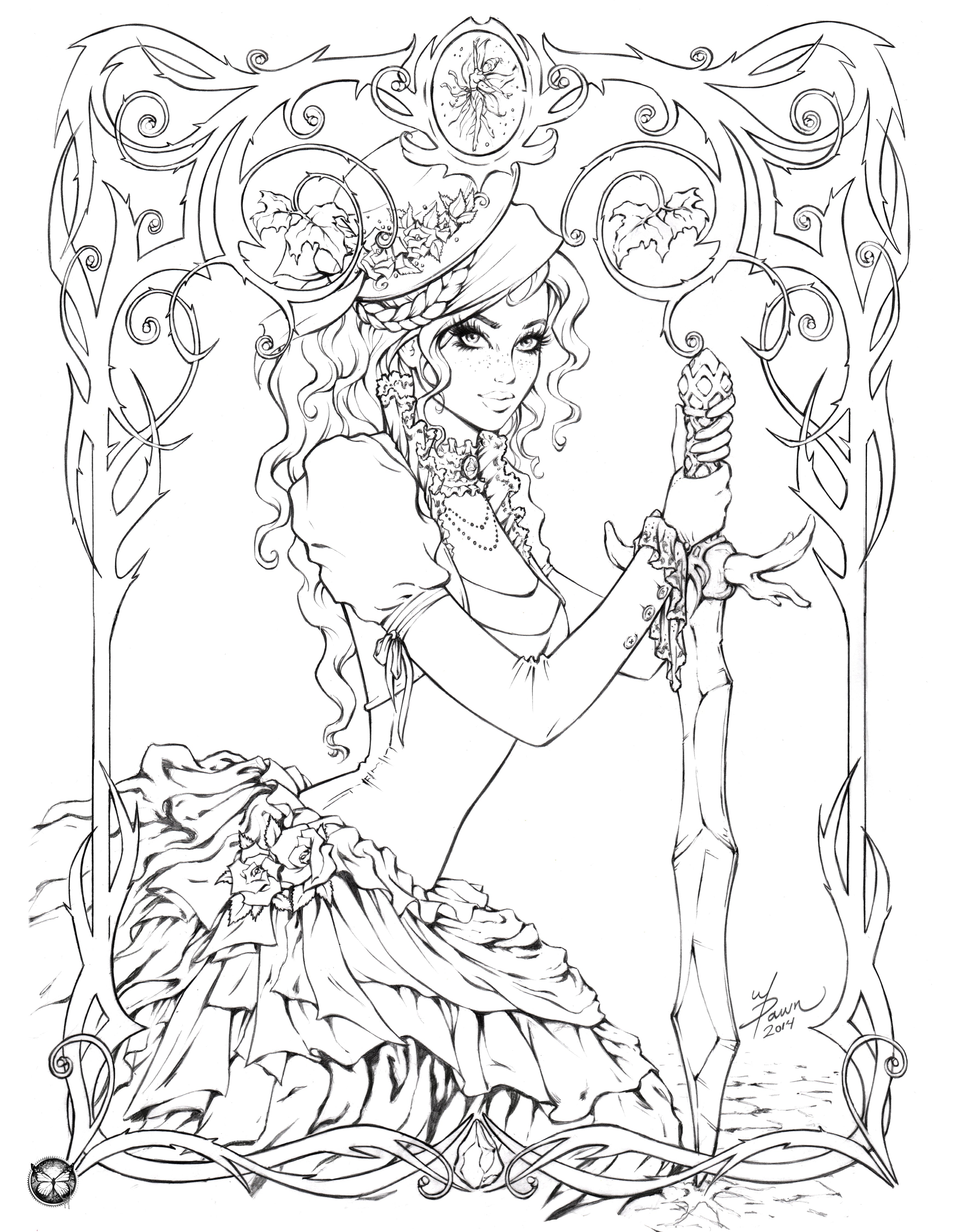 Free coloring pages â art of dawn mcteigue