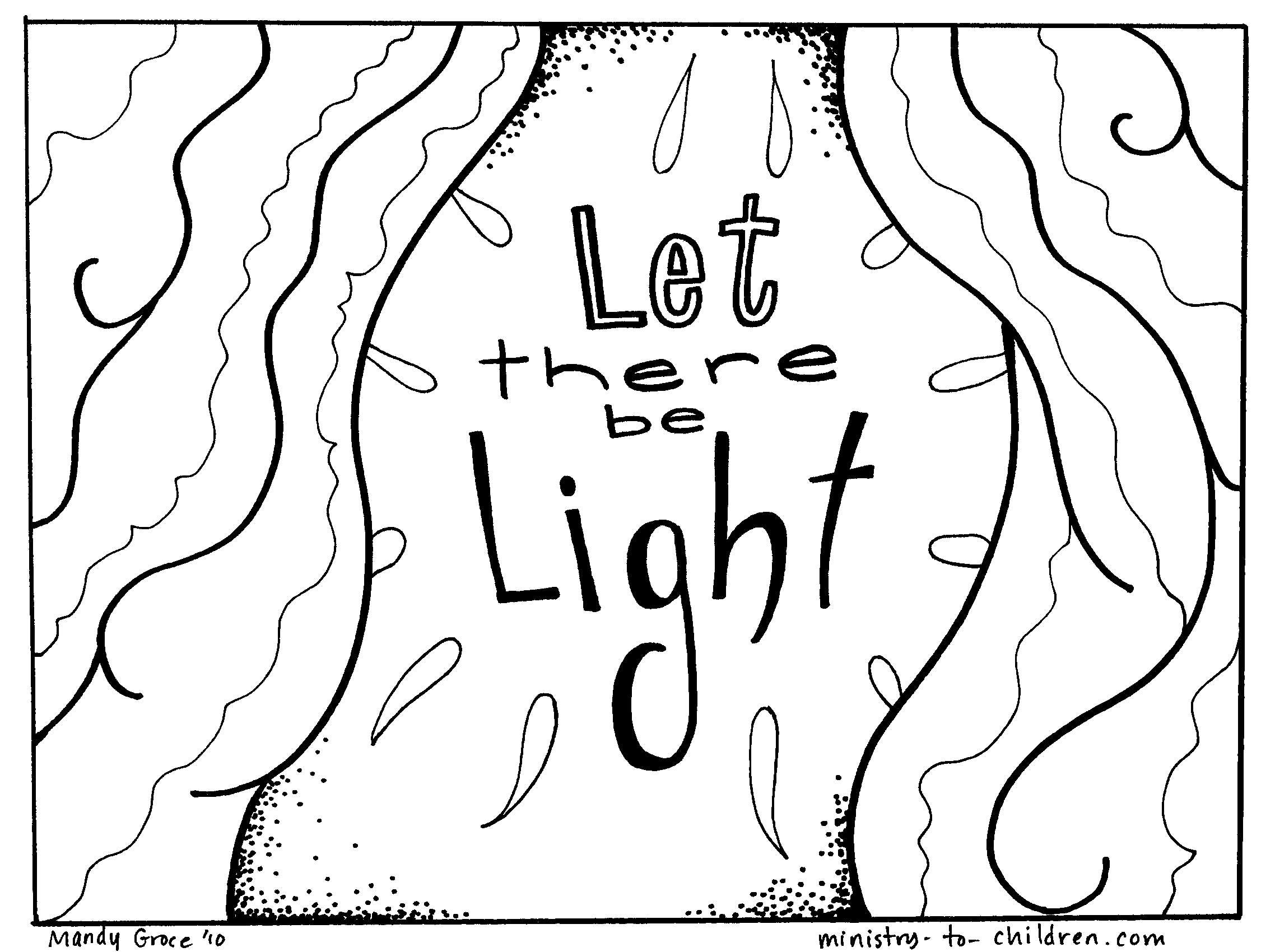 Creation coloring pages easy print pdf ministry