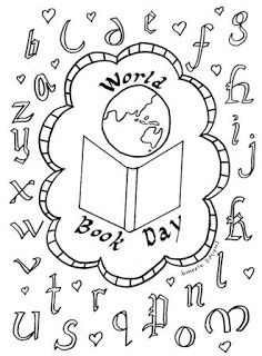 World book day louring sheet loring pages loring sheets preschool art