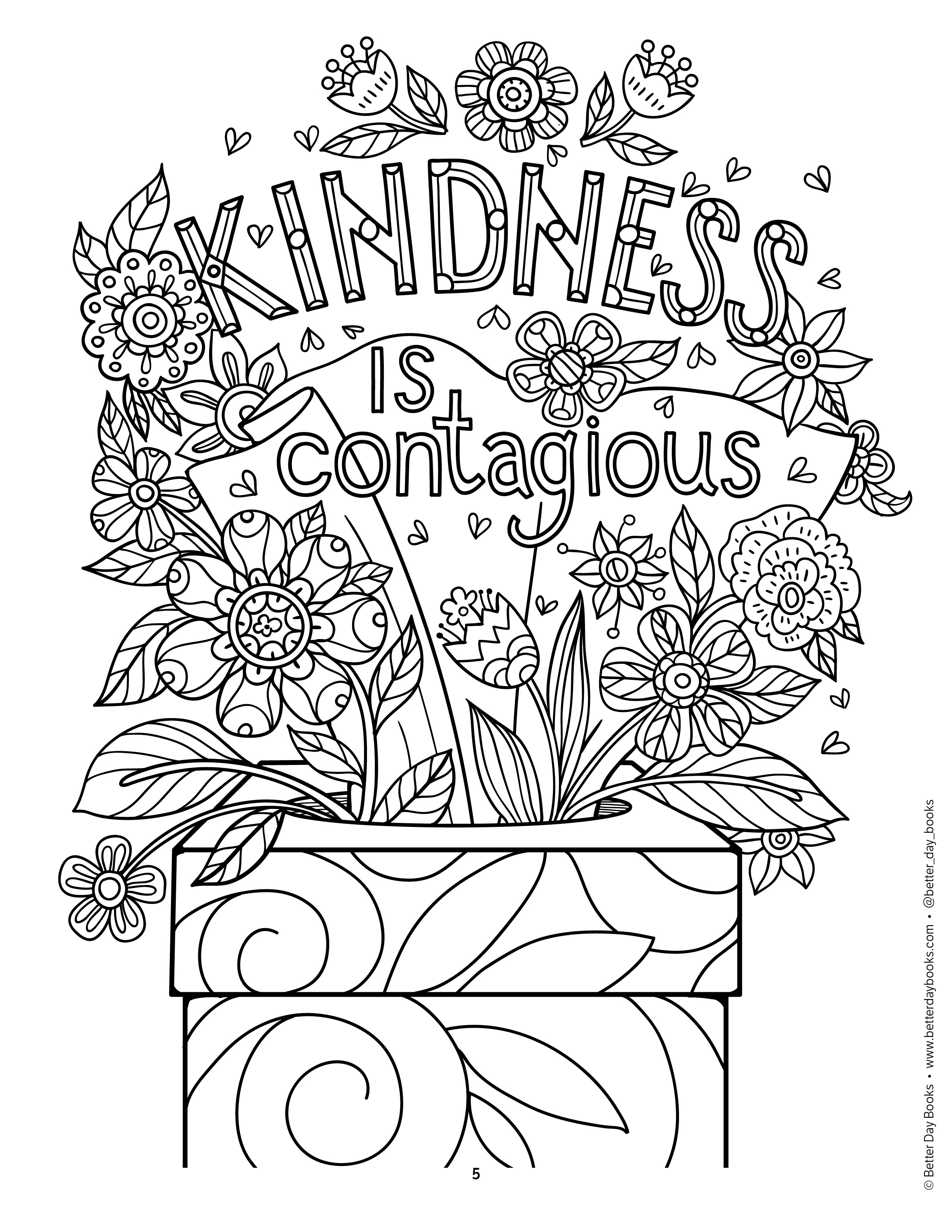 Free printables â better day books