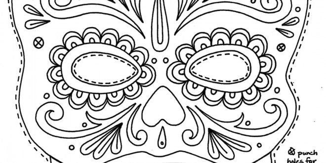 Coloring sheetmask skull coloring pages coloring pages mandala coloring pages