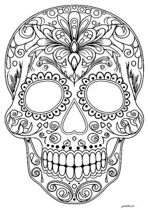 Kid friendly mexican day of the dead coloring page az coloring pages pertaining to dia de los muertos coloring page pertaining to inspire to color an image