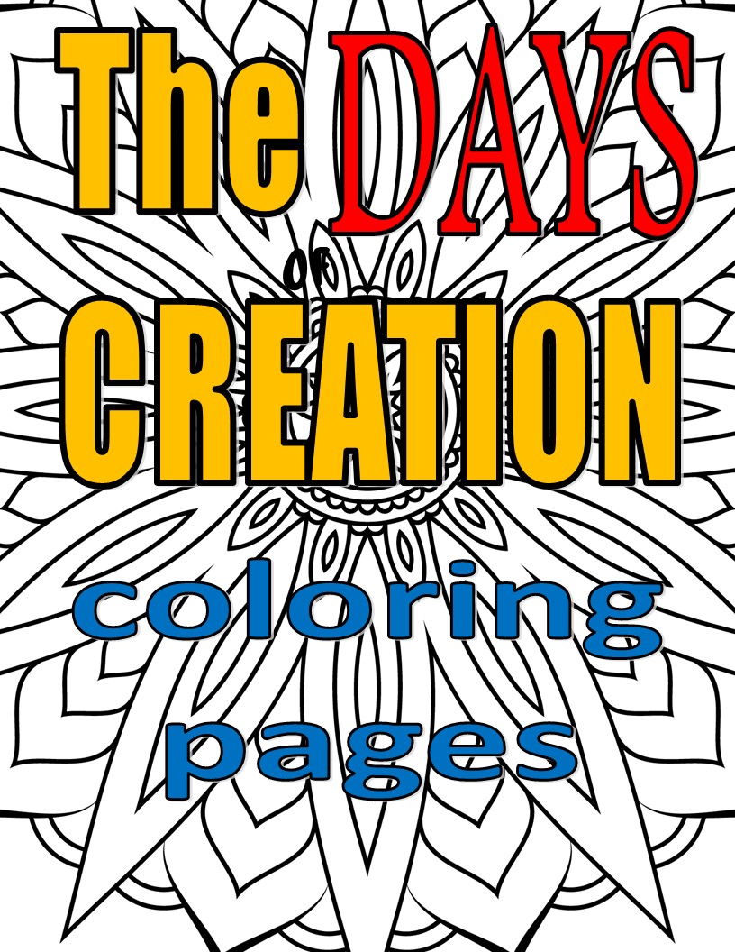 Days of creation coloring pages â