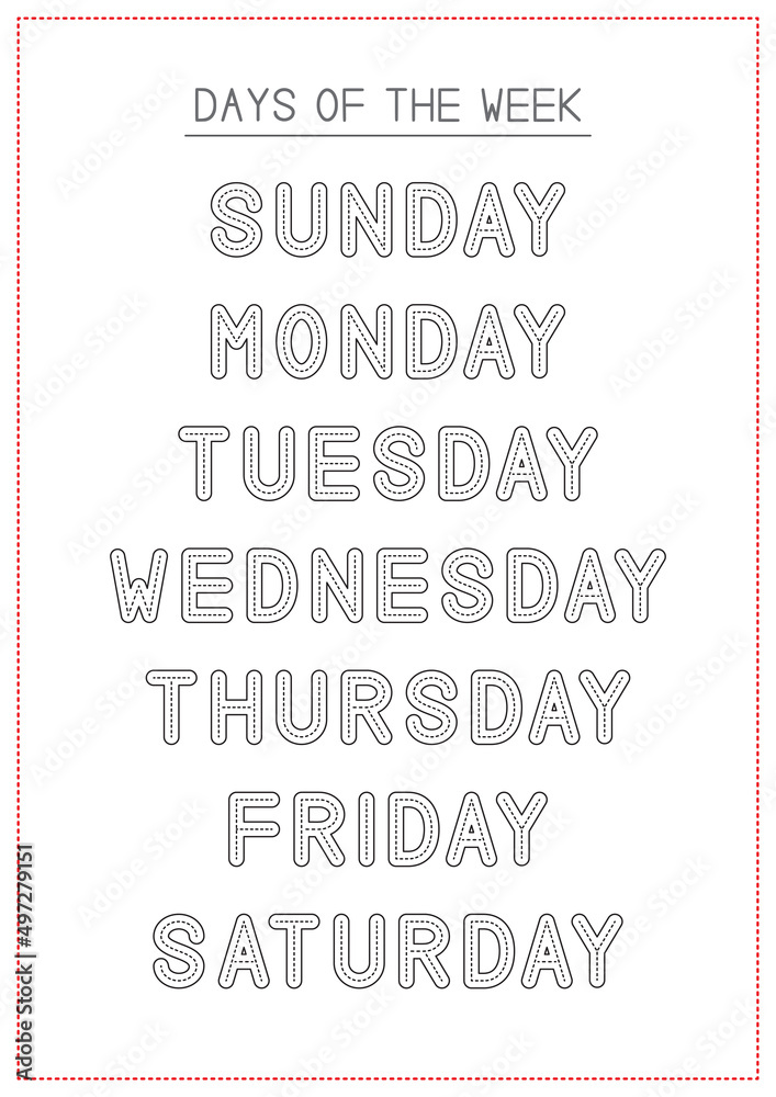 Children learning printable
