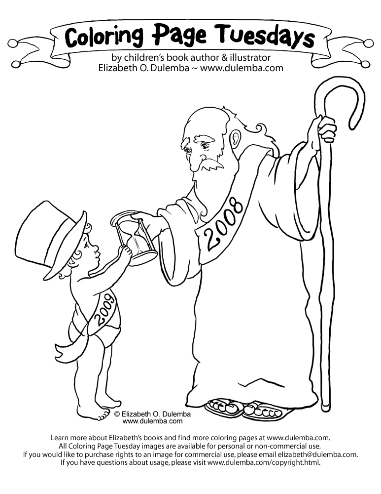 Coloring page tuesday
