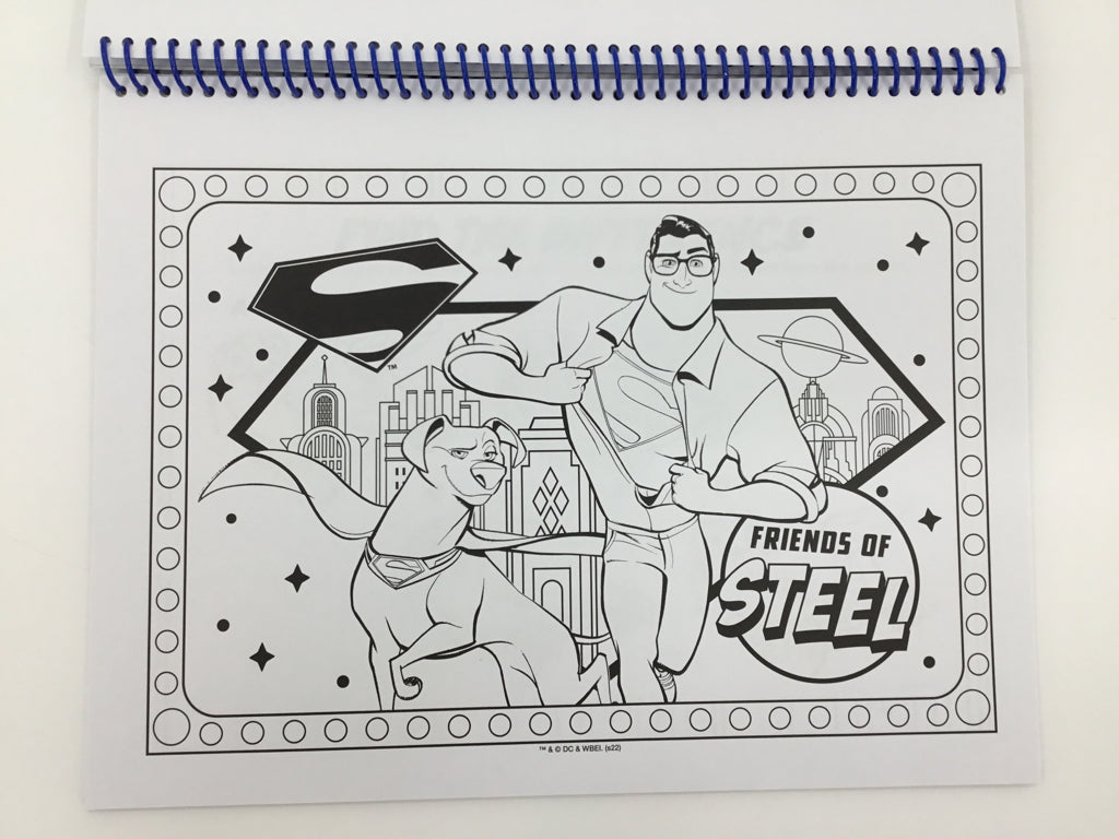 Dc league of super pets giant coloring and activity book