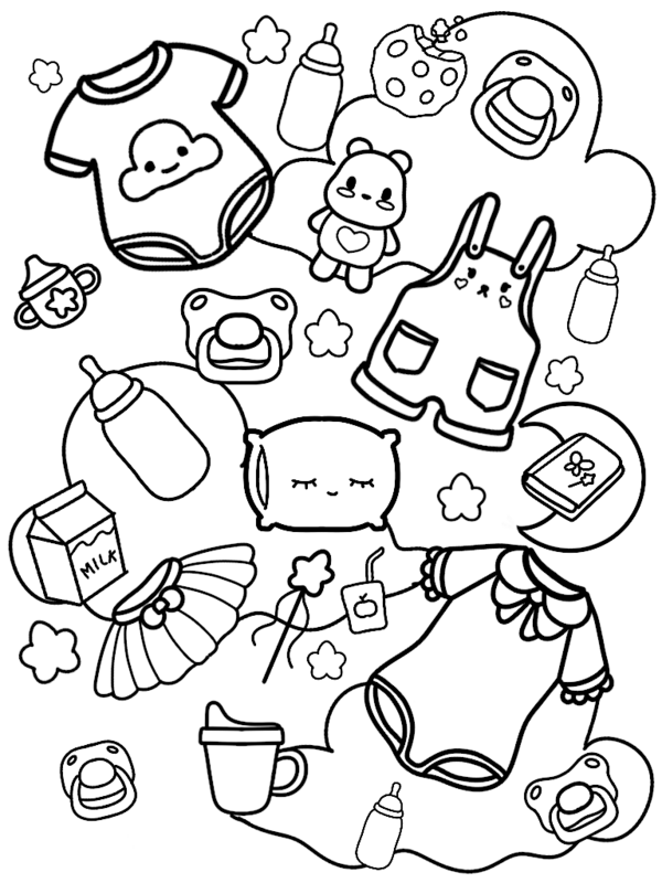Closed january coloring page