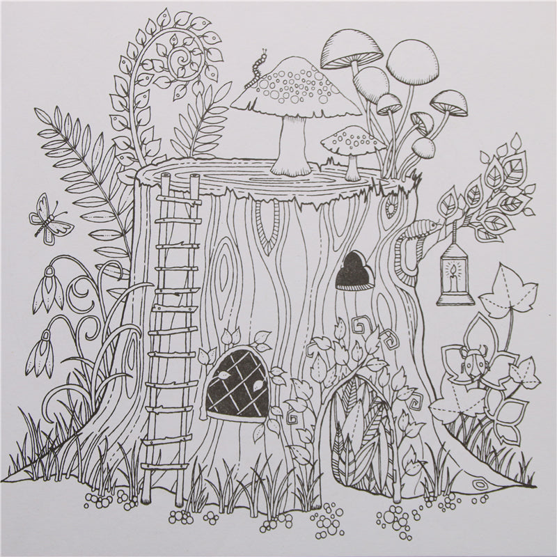 Enchanted forest adult coloring book abdl ageplay ddlg playground